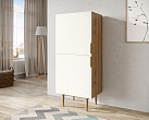 Вертикальный комод с двумя дверками "Line" LN05/GR1/beige №2