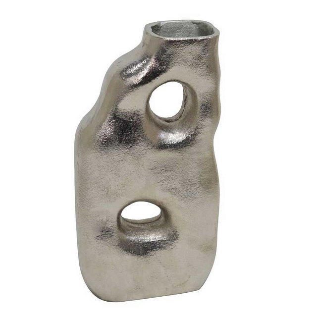 421058 Ваза декоративная TADOUSSAC, L135, B55, H250, алюминий, цвет никель в Краснодаре 421058 Ваза декоративная TADOUSSAC, L135, B55, H250, алюминий, цвет никель