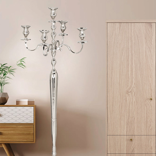 422413 Подсвечник MAXAAS L580, B300, H1550 алюминий, хром в Краснодаре 422413 Подсвечник MAXAAS L580, B300, H1550 алюминий, хром