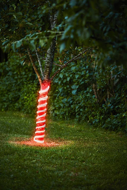 Уличная светодиодная лента FLATNEONLED, LED 480X0,2W, IP44, L5000, B15, H6, пластик, красный