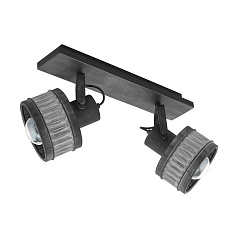 43445 Настенно-потолочный светильник TURROCK, 2Х28W, E27, L575, B160, H310, сталь, серая патина/черн