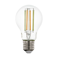 Лампа светодиодная CONNECT А60, 1x6W(E27), 2200-6500К, 806lm, прозрачн