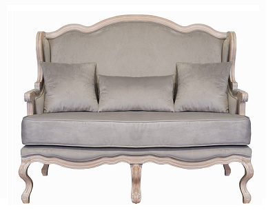 Двухместный дизайнерский диван Brody Double grey
