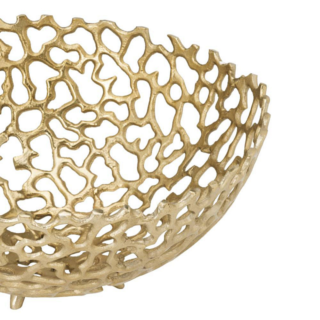 427497 Чаша декоративная KIMITSU, ?320, H150, золотой в Краснодаре 427497 Чаша декоративная KIMITSU, ?320, H150, золотой