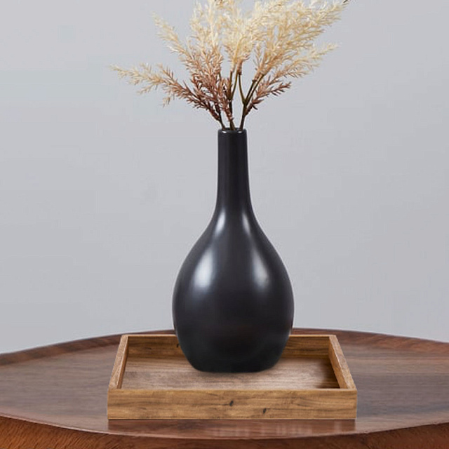 427167 Поднос декоративный COCHRANE, L300, B300, H40, дерево, натуральный в Краснодаре 427167 Поднос декоративный COCHRANE, L300, B300, H40, дерево, натуральный