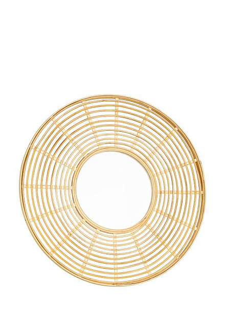 425029 Зеркало декоративное MITSUKE, B25, ?550, дерево, зеркальное стекло, натуральный в Краснодаре 425029 Зеркало декоративное MITSUKE, B25, ?550, дерево, зеркальное стекло, натуральный