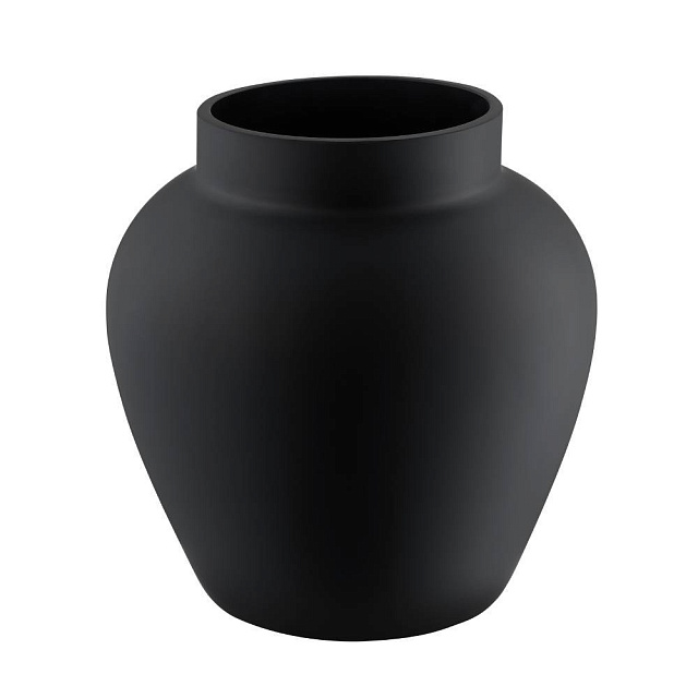 421206 Ваза декоративная ASINDRO, H195, ?180, стекло, черный в Краснодаре 421206 Ваза декоративная ASINDRO, H195, ?180, стекло, черный