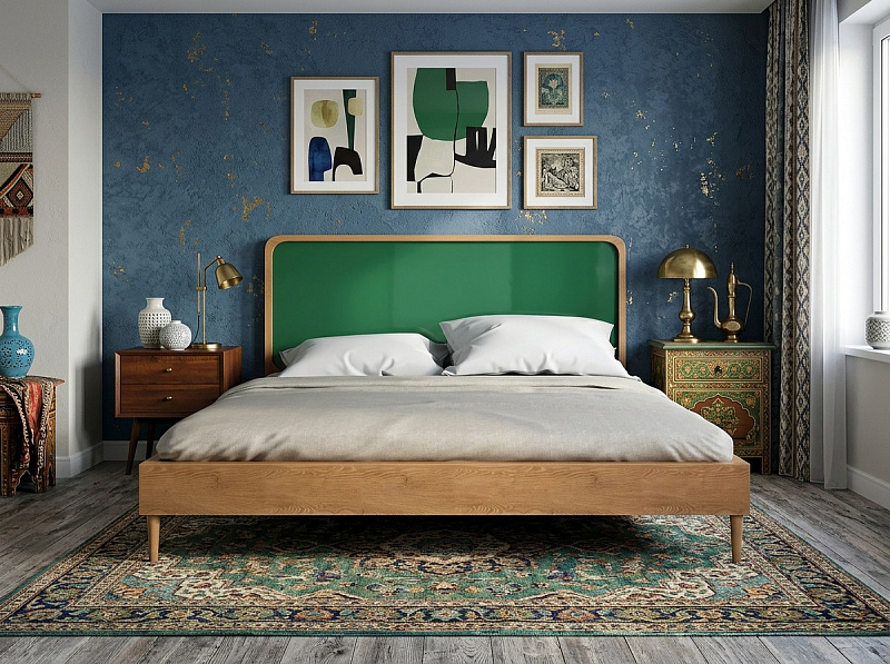 Кровать в Скандинавском стиле "Эллипс (Ellipse)" 180х200 см арт EL18G в Краснодаре Кровать в Скандинавском стиле "Эллипс (Ellipse)" 180х200 см арт EL18G