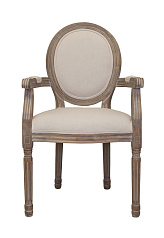 Мягкий стул с подлокотниками Volker Arm Beige в Краснодаре