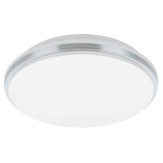Светодиод настенно-потолочн свет-к PINETTO, 18W(LED), сталь, белый, пластик, белый, хром