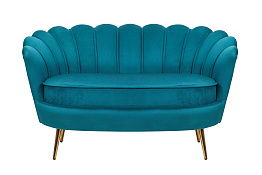 Диван ракушка Pearl Double Marine Velvet