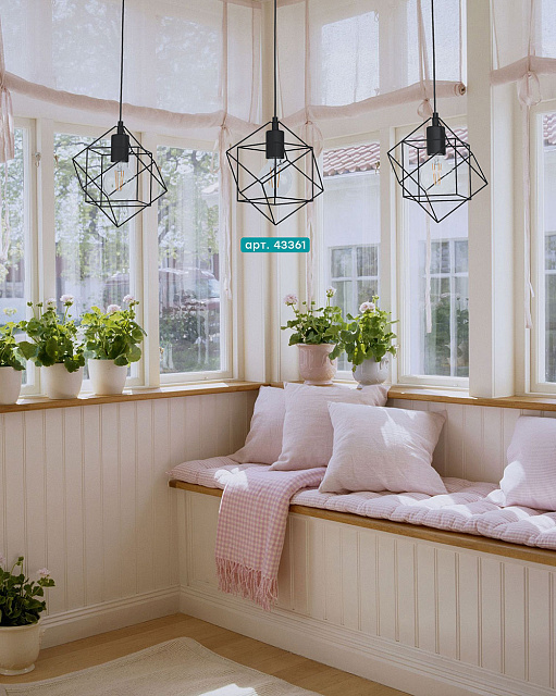 43361 Подвес STRAITON, 3X60W(E27), L905, B240, H1100, сталь, черный в Краснодаре 43361 Подвес STRAITON, 3X60W(E27), L905, B240, H1100, сталь, черный