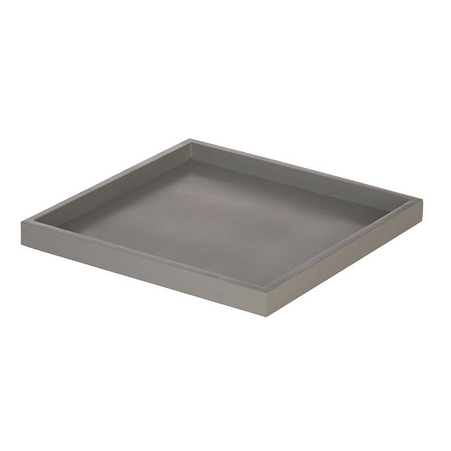 427099 Поднос декоративный COCHRANE, L260, B260, H20, дерево, серый в Краснодаре 427099 Поднос декоративный COCHRANE, L260, B260, H20, дерево, серый