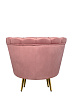 Низкое кресло ракушка Pearl Pink V3 №3