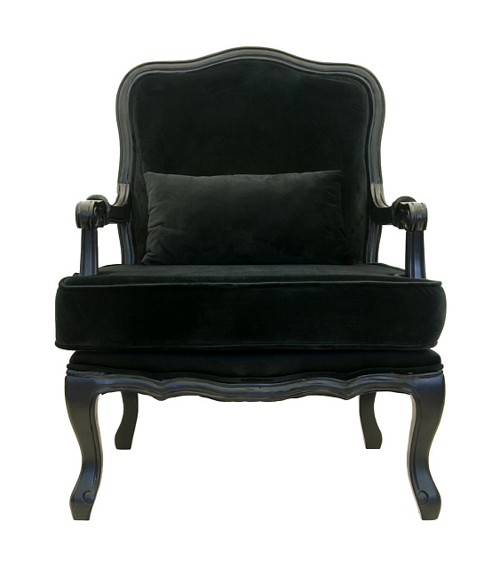 Мягкое полукресло с подлокотниками Nitro Black в Краснодаре Мягкое полукресло с подлокотниками Nitro Black