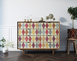 Комод "Bruni print" на восемь ящиков арт BR06P