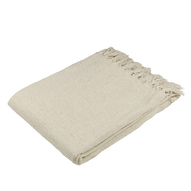 420306 Плед LONGLAC, L1300, B1700, 95 % хлопок, 5 % полиэстер, бежевый, золотой в Краснодаре 420306 Плед LONGLAC, L1300, B1700, 95 % хлопок, 5 % полиэстер, бежевый, золотой