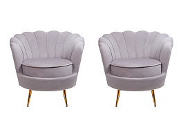 Комплект кресел ракушка Pearl Grey