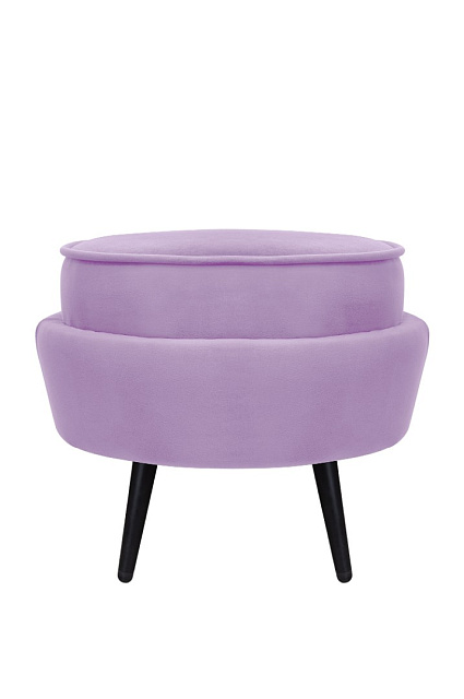 Пуф Pearl Adorn Purple на черных ножках в Краснодаре Пуф Pearl Adorn Purple на черных ножках
