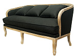 Диван ретро Nora черный №1