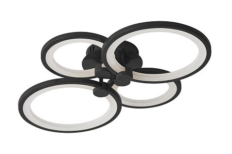 Люстра Oris 4 rings black