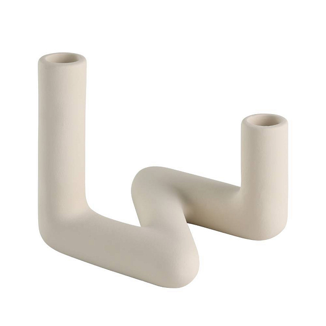 422305 Подсвечник VALAKISH L125, B83, H133 глина, бежевый в Краснодаре 422305 Подсвечник VALAKISH L125, B83, H133 глина, бежевый