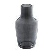 421225 Ваза декоративная SIRANANA, H250, ?133, стекло, серый №0