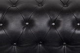 Диван из черной кожи Chesterfield Black Leather 2S №6