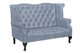Кожаный дизайнерский диван Royal Sofa Grey №1