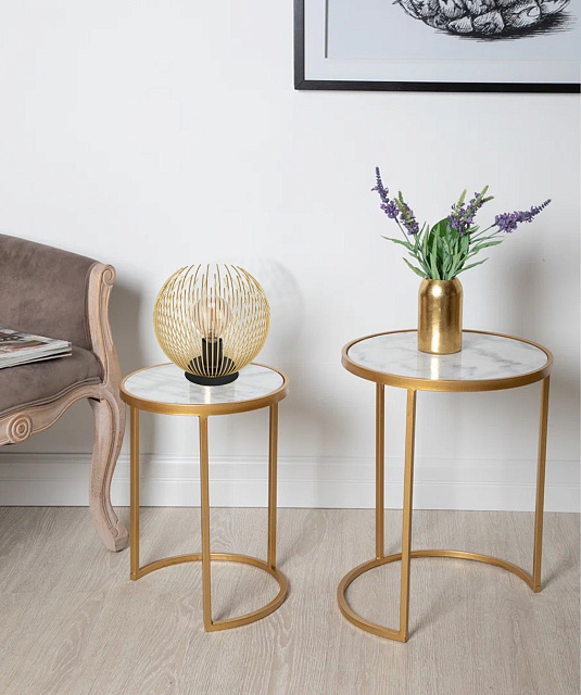 900168 Настольная лампа VENEZUELA, 1x40W(E27), сталь, черный, золотой в Краснодаре 900168 Настольная лампа VENEZUELA, 1x40W(E27), сталь, черный, золотой