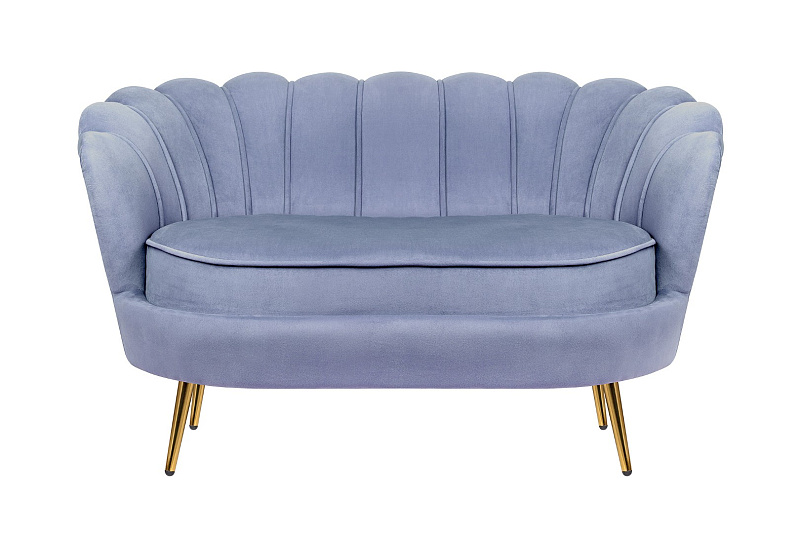 Диван ракушка Pearl Double Blue