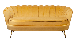 Дизайнерский диван Pearl Triple Yellow в Краснодаре
