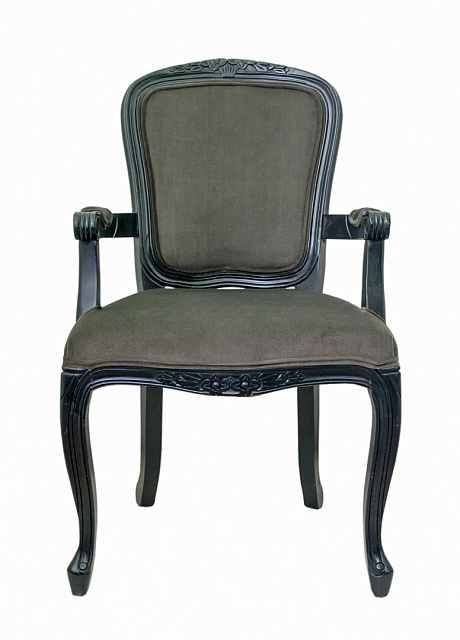 Мягкий стул с подлокотниками Gran Arm Grey в Краснодаре Мягкий стул с подлокотниками Gran Arm Grey