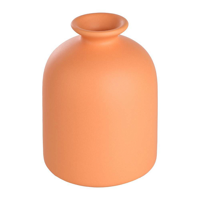 421248 Ваза декоративная ANJABE, H164, ?118, керамика, оранжевый в Краснодаре 421248 Ваза декоративная ANJABE, H164, ?118, керамика, оранжевый