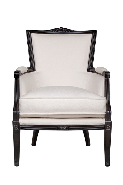 Мягкое полукресло с подлокотниками Tous white в Краснодаре Мягкое полукресло с подлокотниками Tous white