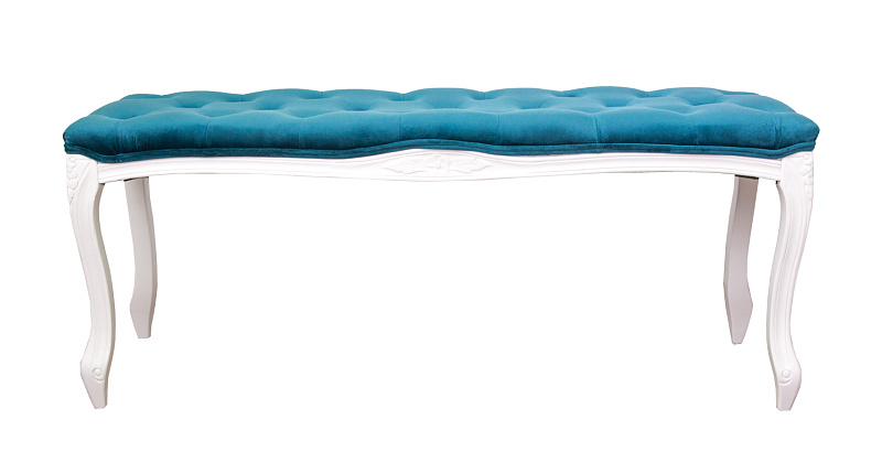 Оттоманка Kina Narrow Blue and White