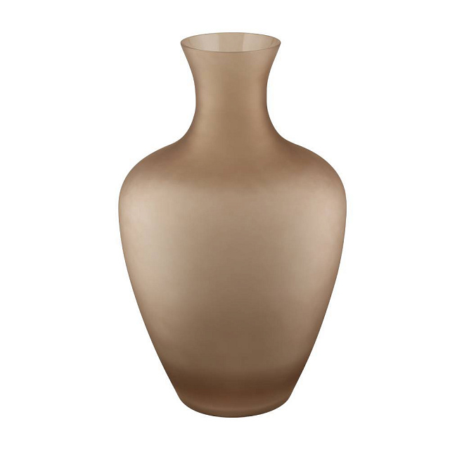 421379 Ваза декоративная LONGKALI, H650, ?400, стекло, коричневый сатин в Краснодаре 421379 Ваза декоративная LONGKALI, H650, ?400, стекло, коричневый сатин