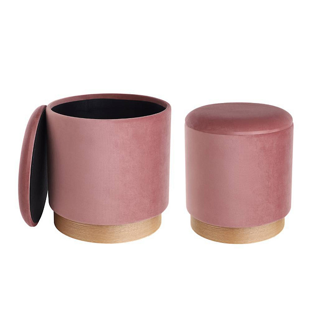 424031 Пуф MASHIKE (комп.из 2шт.), H420, ?370, полиэстер, розовый в Краснодаре 424031 Пуф MASHIKE (комп.из 2шт.), H420, ?370, полиэстер, розовый