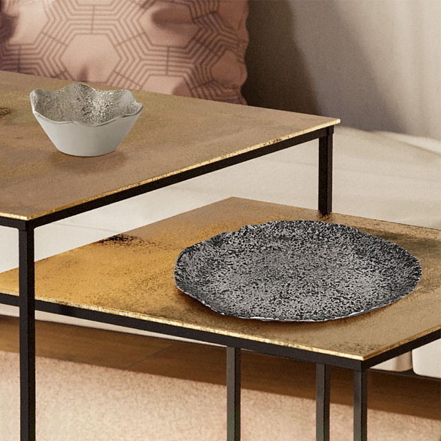 427103 Чаша декоративная FORLEYET, H70, ?170, алюминий, цвет никель в Краснодаре 427103 Чаша декоративная FORLEYET, H70, ?170, алюминий, цвет никель