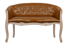 Двухместный дизайнерский диван Kandy Double Brown