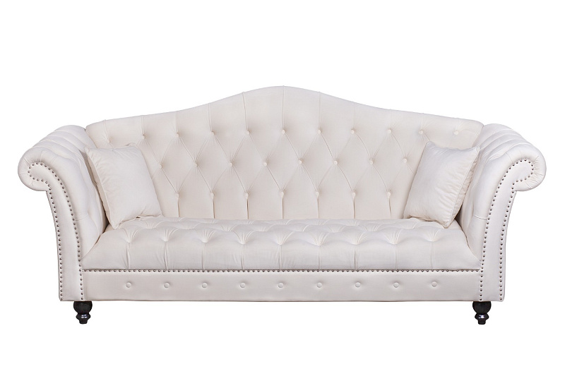 Диван с высокой спинкой Calee Beige