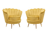 Комплект кресел ракушка Pearl Yellow №1