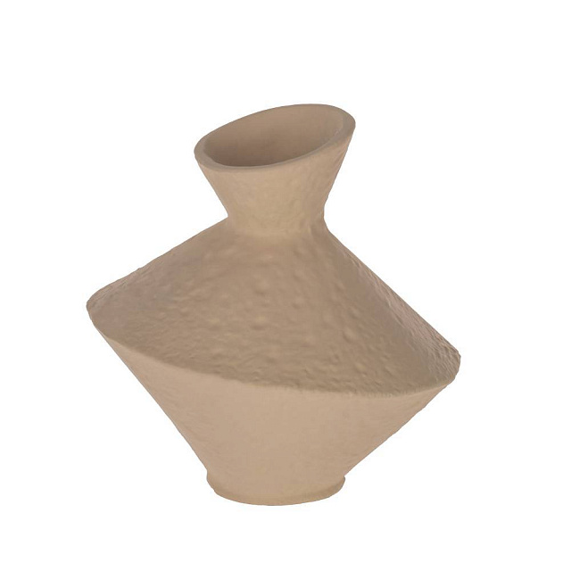 421157 Ваза декоративная CANTILAN, H160, ?150, алюминий, кремовый в Краснодаре 421157 Ваза декоративная CANTILAN, H160, ?150, алюминий, кремовый