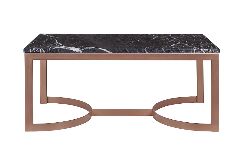 Журнальный столик прямоугольный Aron Marble-Cu