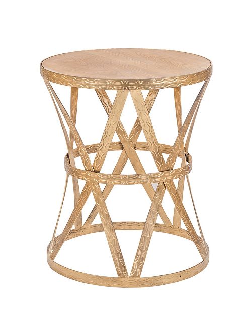 Журнальный столик круглый Parlan Gold