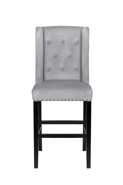 Дизайнерский барный стул Skipton Grey Velvet в Краснодаре Дизайнерский барный стул Skipton Grey Velvet