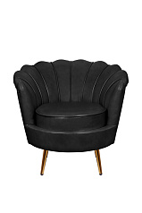 Низкое кресло ракушка Pearl Black V2
