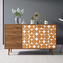 Комод "Berber" с двумя дверками и ящиками 14 принт арт BB05/Print_14