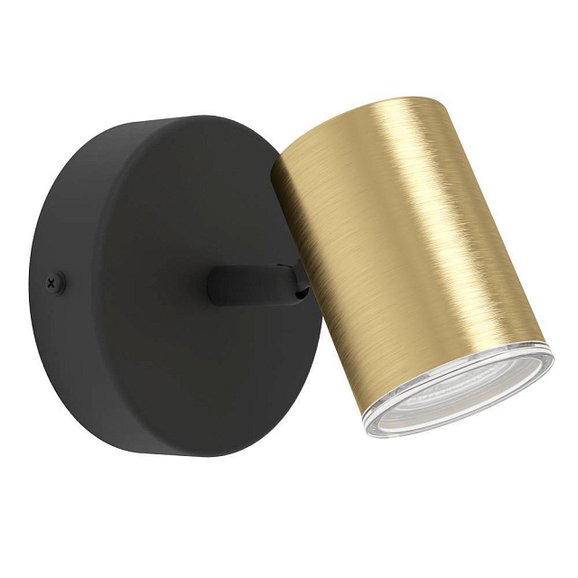 300583 Спот CONSUMA 1, 1X5W(GU10), IP44,сталь, черный, латунь состаренный в Краснодаре 300583 Спот CONSUMA 1, 1X5W(GU10), IP44,сталь, черный, латунь состаренный