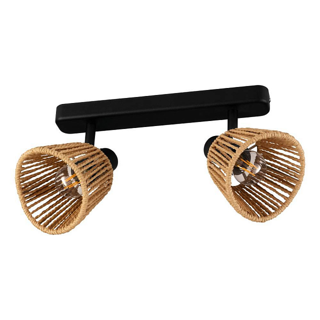 44129 Спот KEELBY, 2X40W(E14), сталь, черный, натуральный в Краснодаре 44129 Спот KEELBY, 2X40W(E14), сталь, черный, натуральный